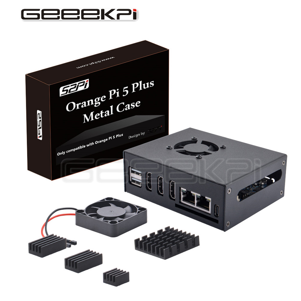 Orange Pi 5 Plus 32Gb - Casing geekpi Orange Pi 5 Plus